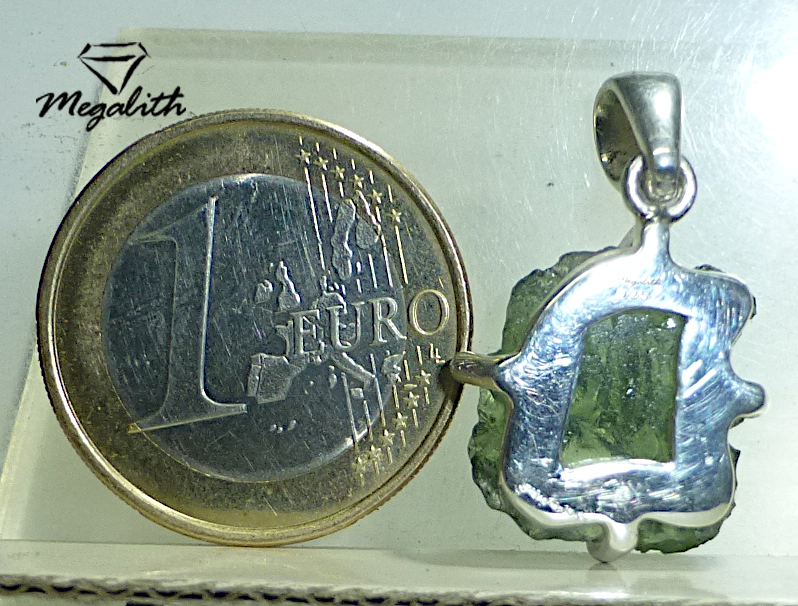 (A135) Moldavit Anhänger Rohstein 