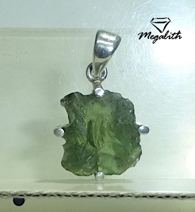 (A135) Moldavit Anhänger Rohstein