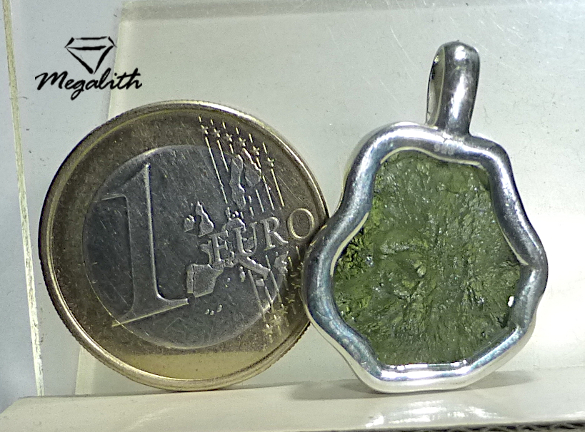Moldavit Anhänger Rohstein (A811)