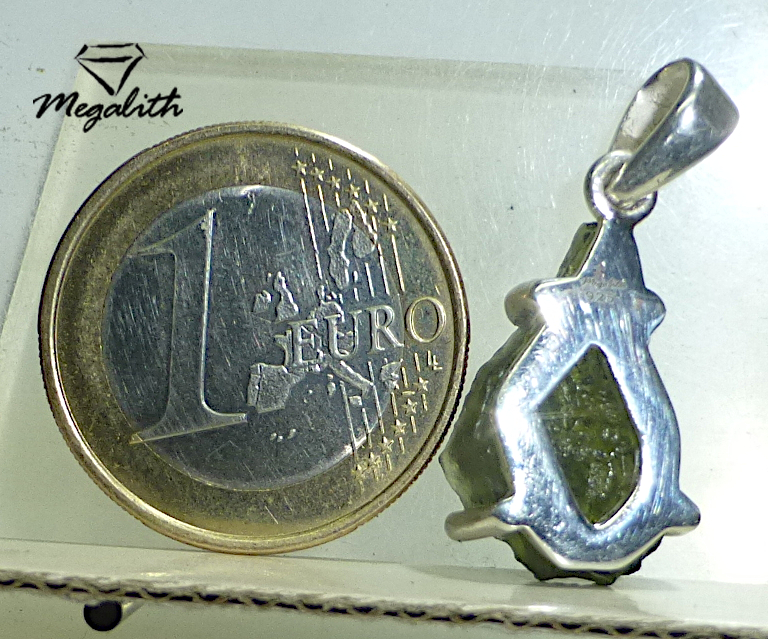 (A136) Moldavit Anhänger Rohstein 