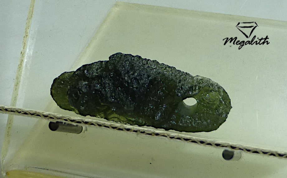 (GB517) Moldavit gebohrt 