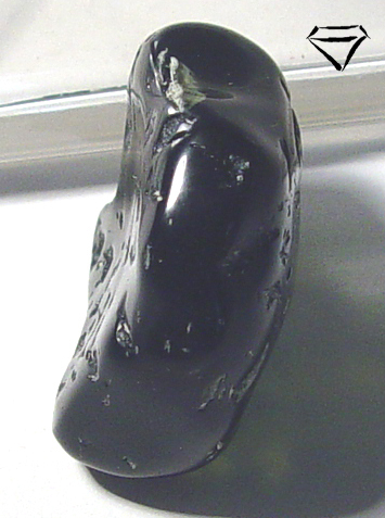 Großer Moldavit Trommelstein