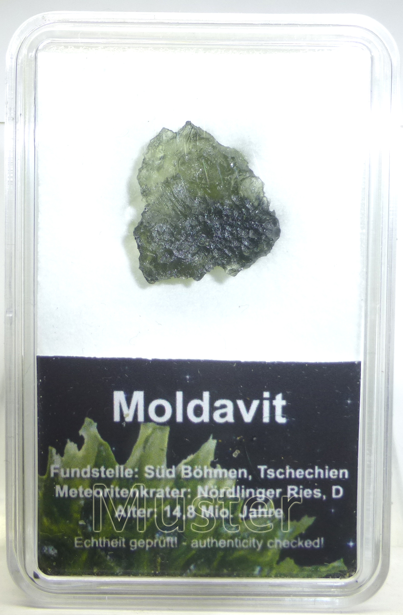 kleiner Moldavit Rohstein