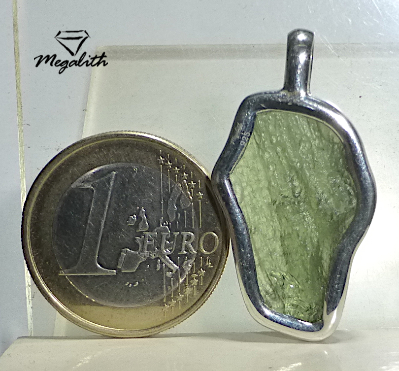 Moldavit Anhänger Rohstein (A812)
