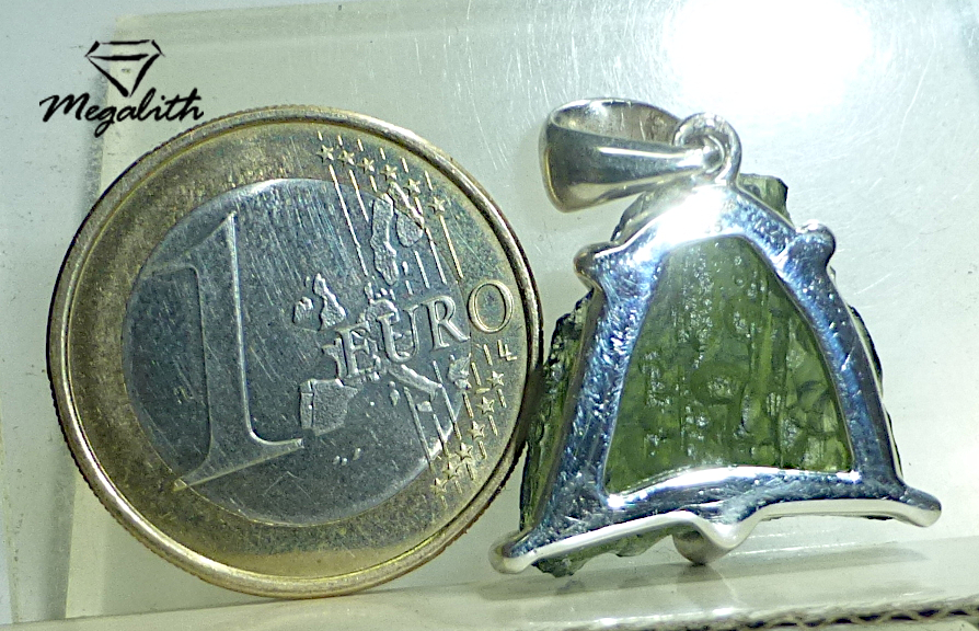 (A138) Moldavit Anhänger Rohstein 