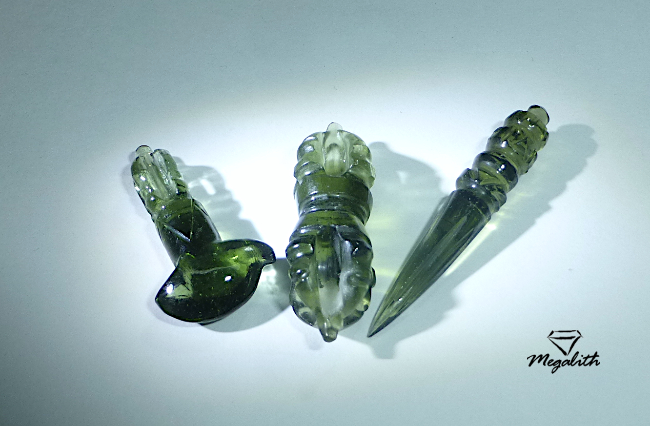 (GG032) Moldavit Dorje / Vajra Set 