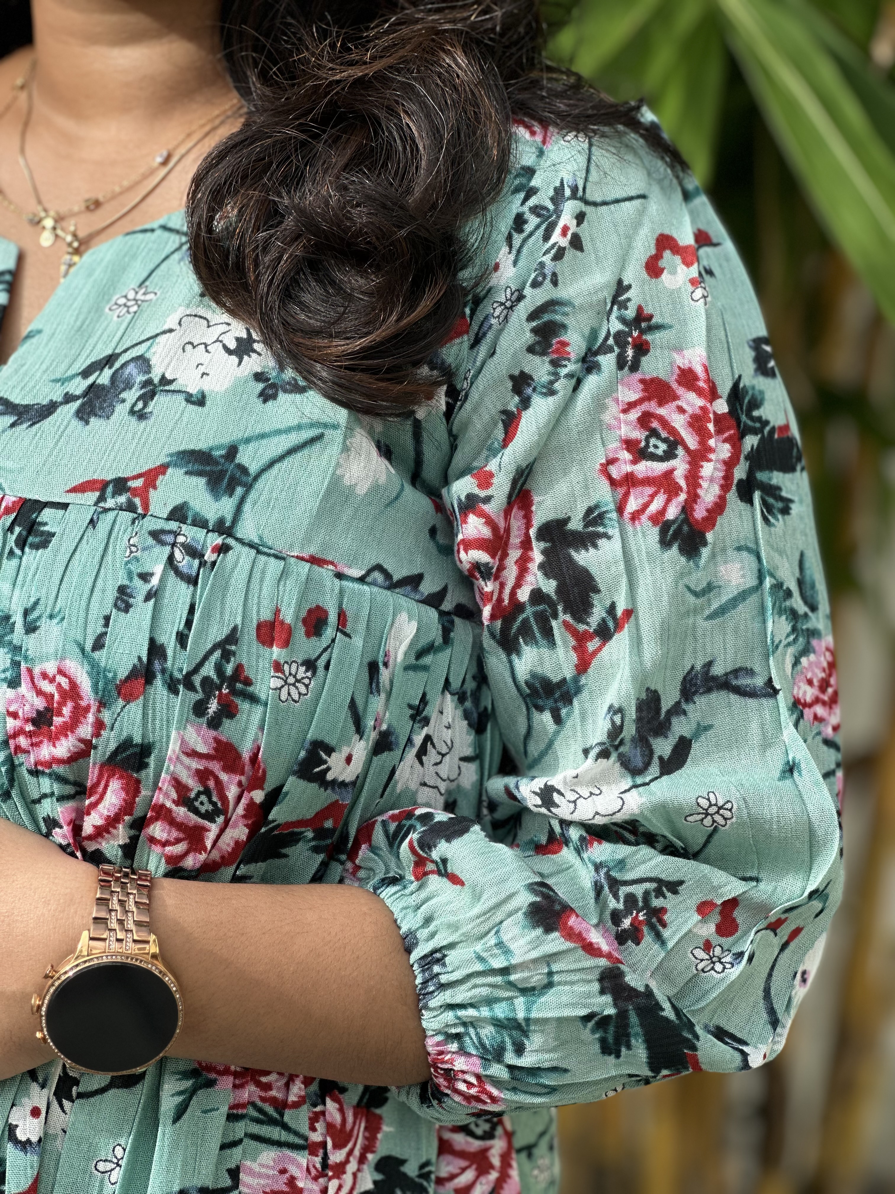 Floral Print Maxi Dress