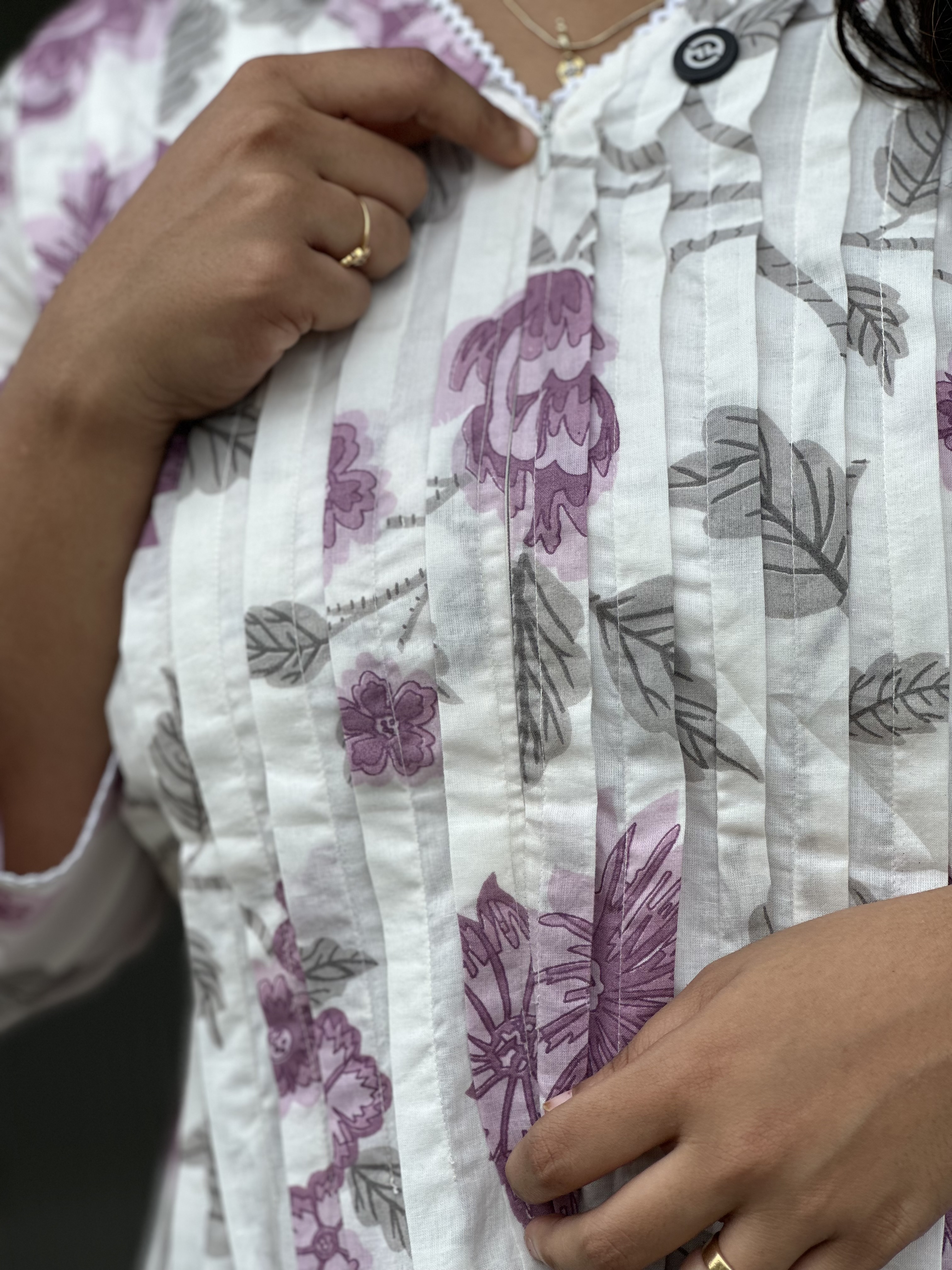 Floral Print  Cotton feeding  Kurti