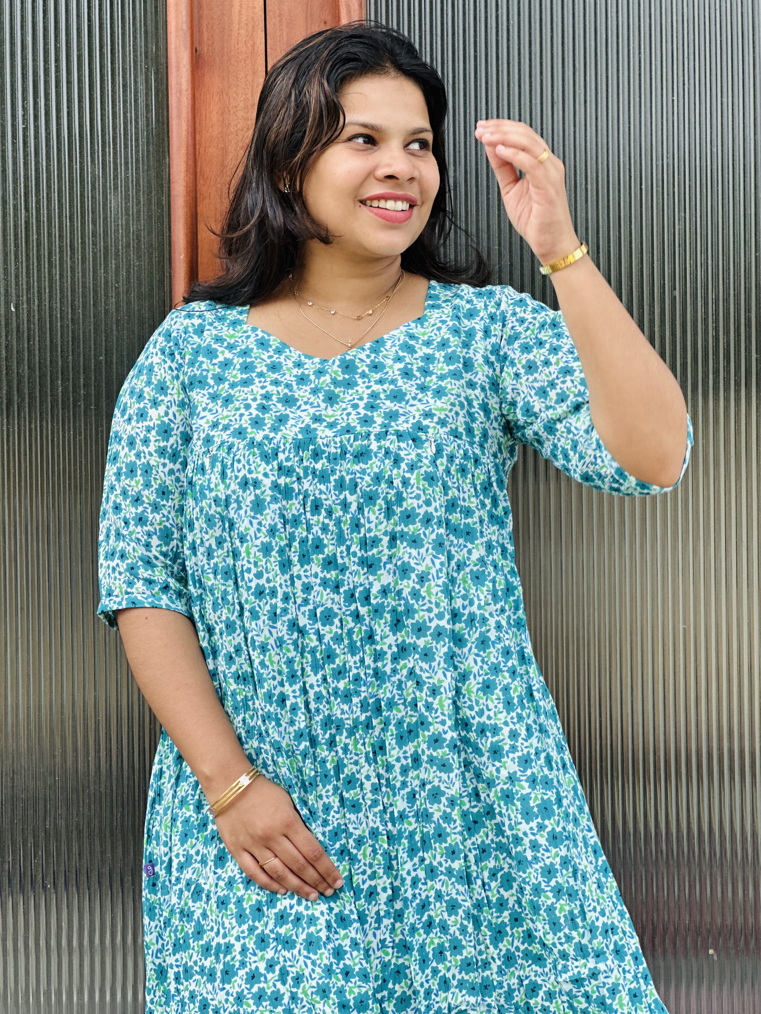 Floral feeding Printed Dress
