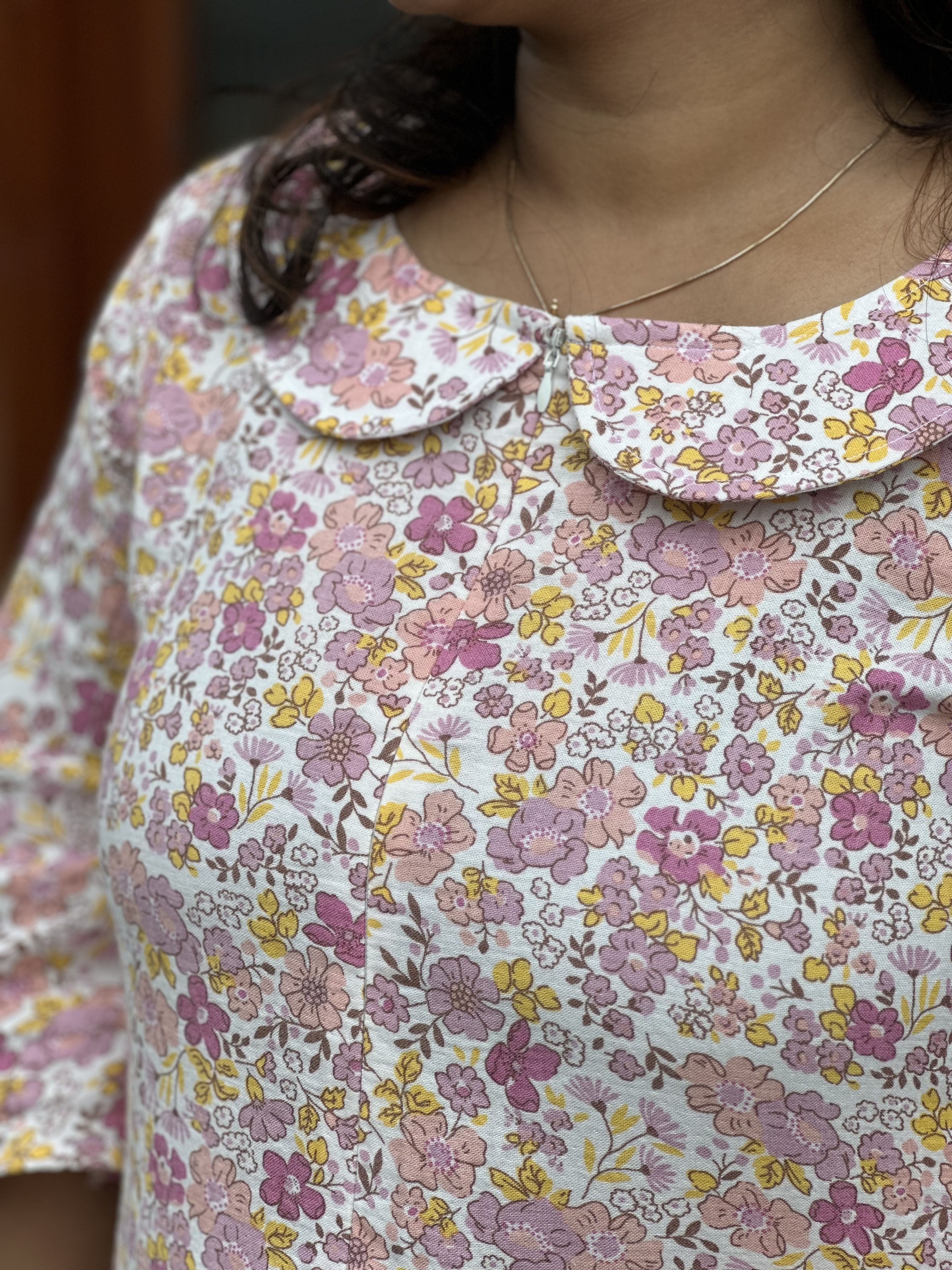 Muslin Floral Print feeding  Dress
