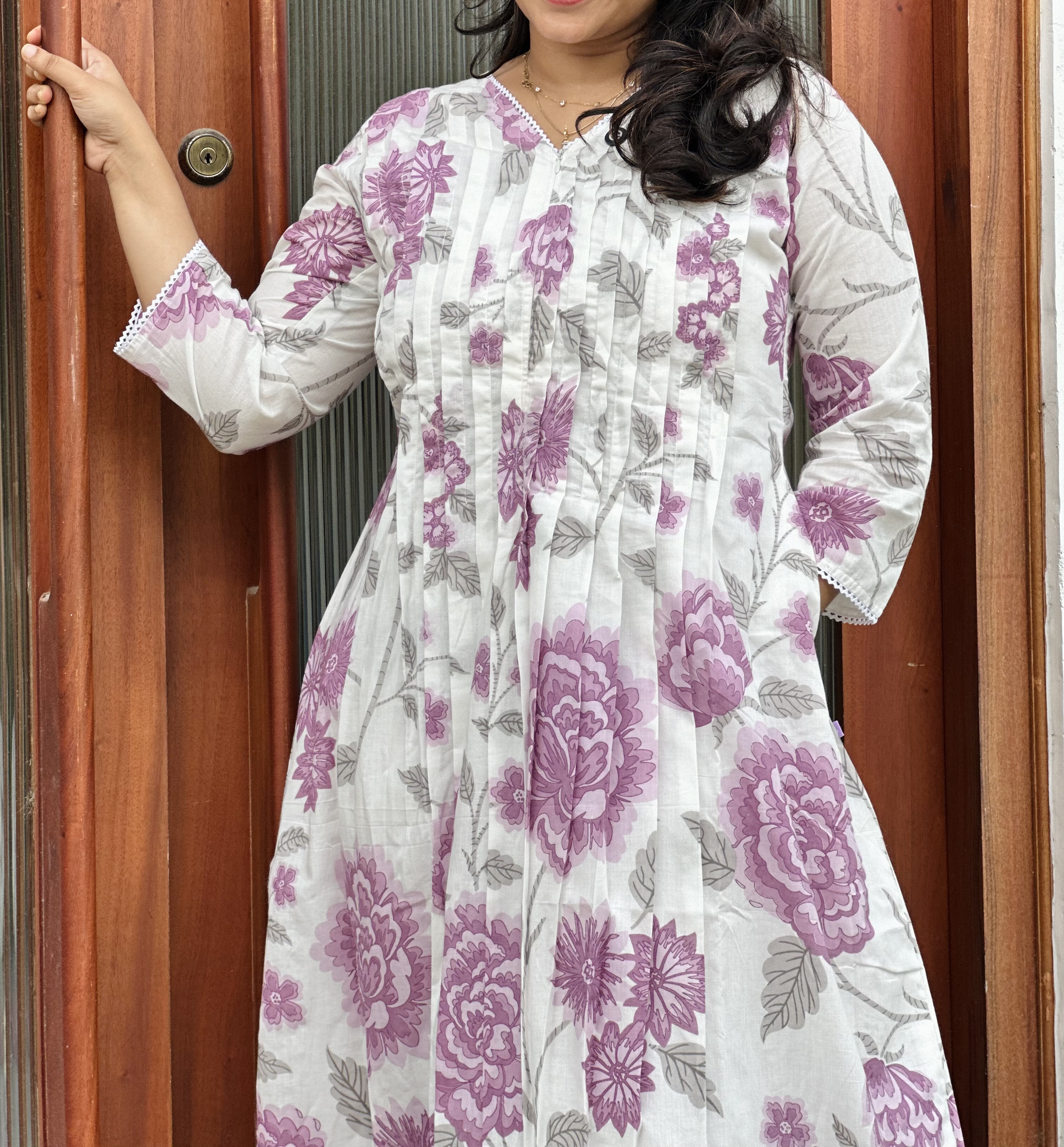 Floral Print  Cotton feeding  Kurti