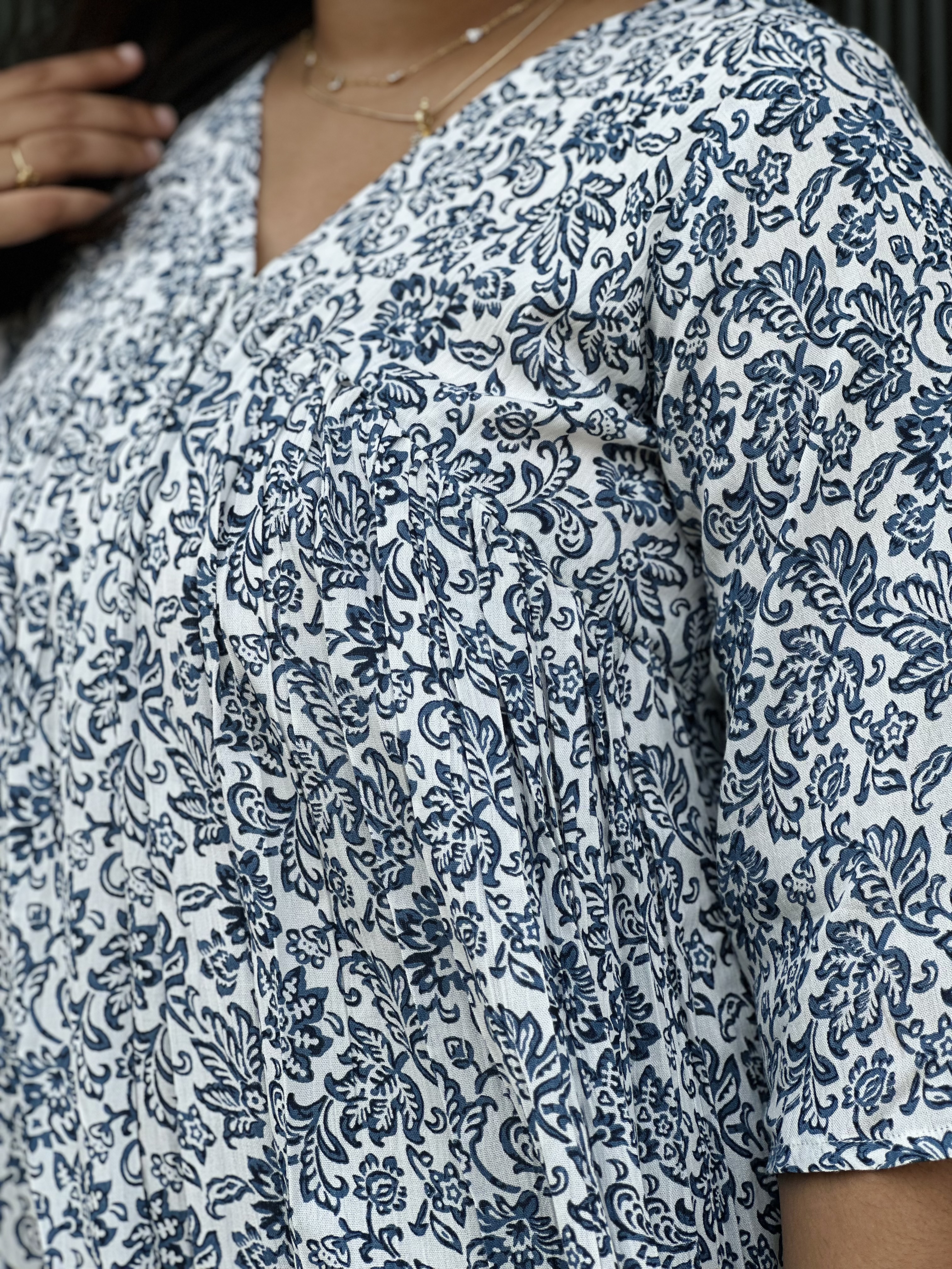 Floral Print feeding  Maxi Dress