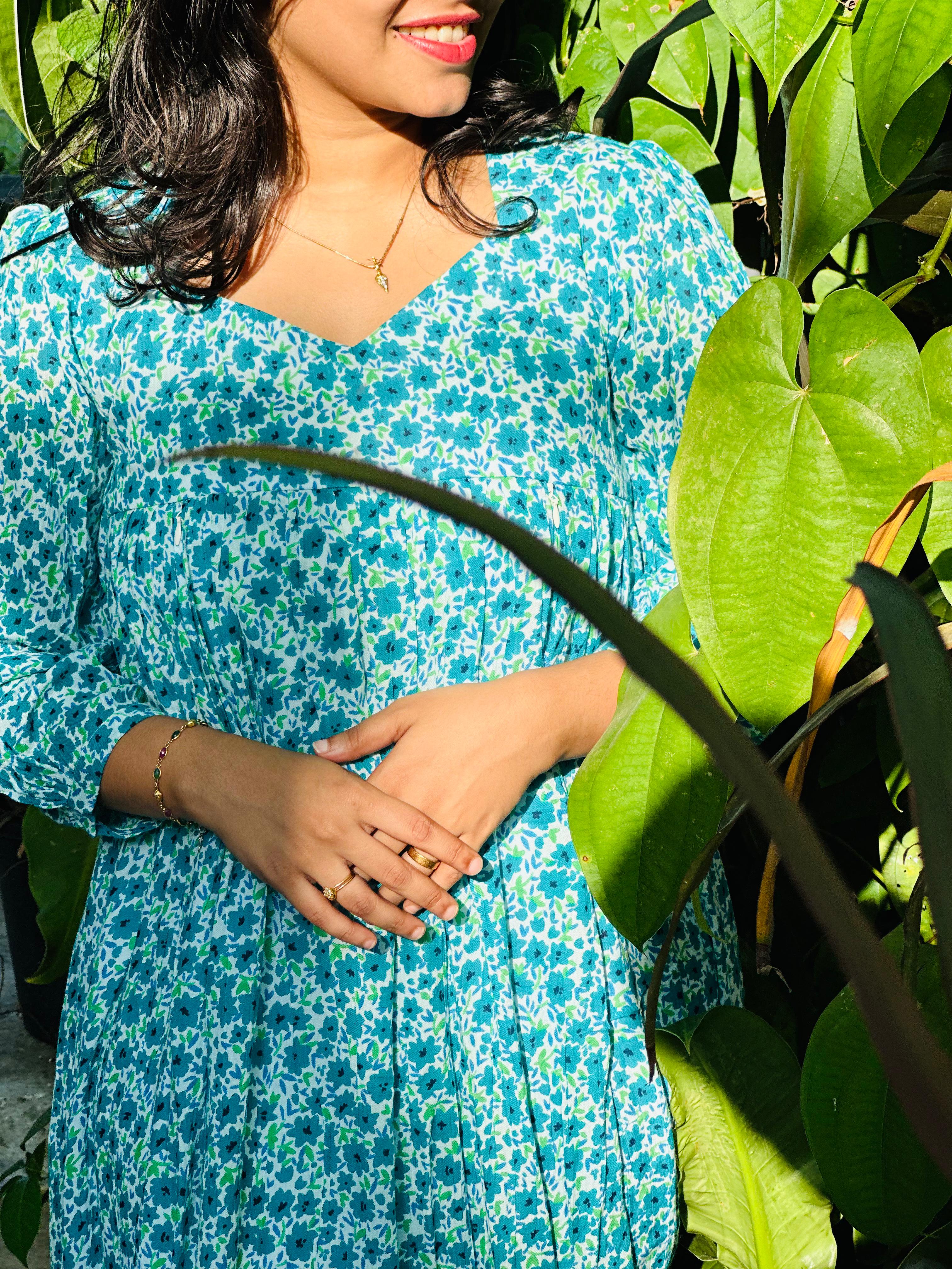 Floral feeding Printed Dress