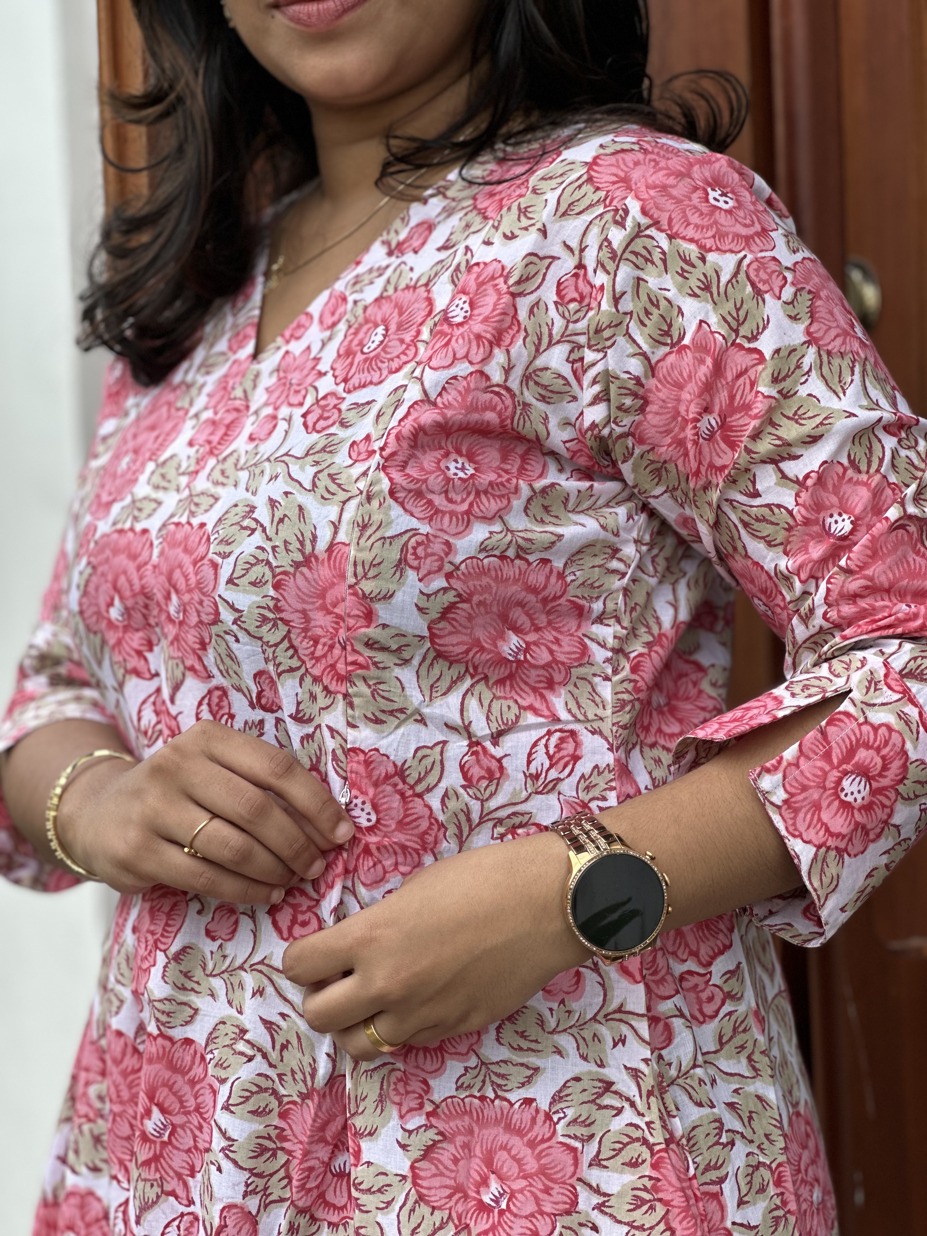 Floral Printed  feeding Kurti