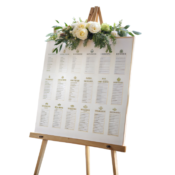 Bordplan (A2/A3 plakat)