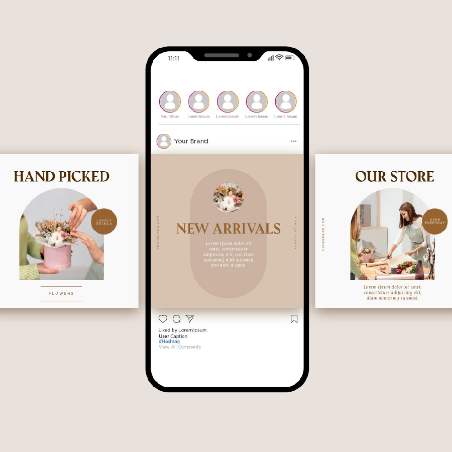 Instagram carousel design
