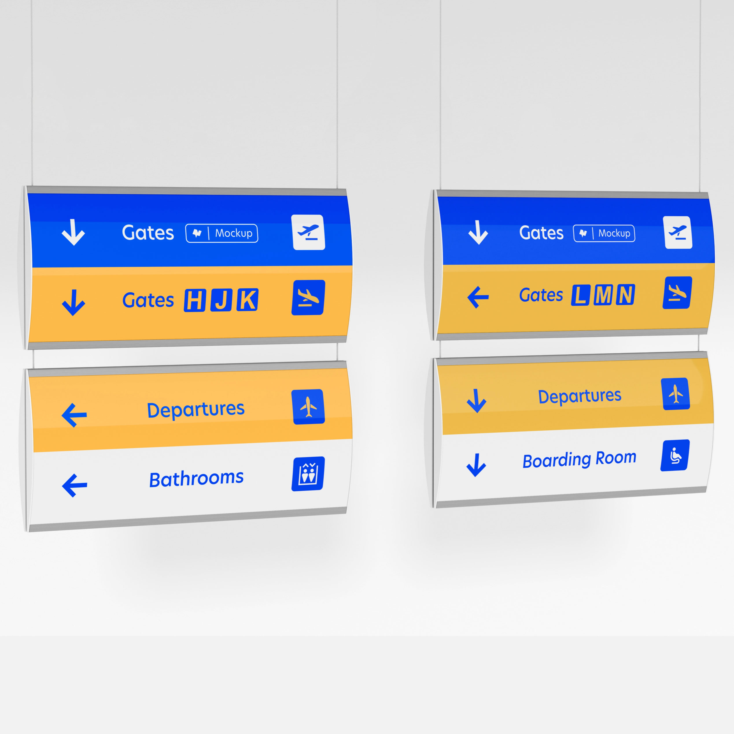 Skilte og wayfinding til event