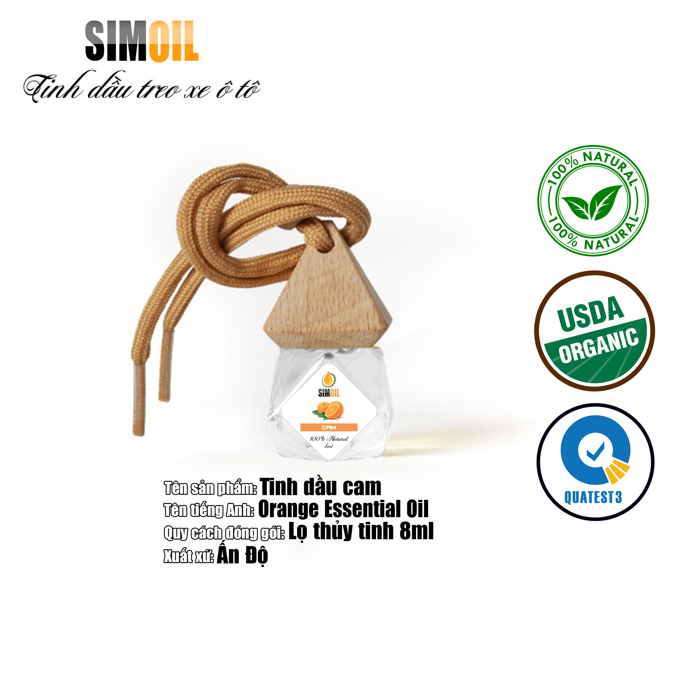 Tinh dầu Cam thiên nhiên nguyên chất 100%
