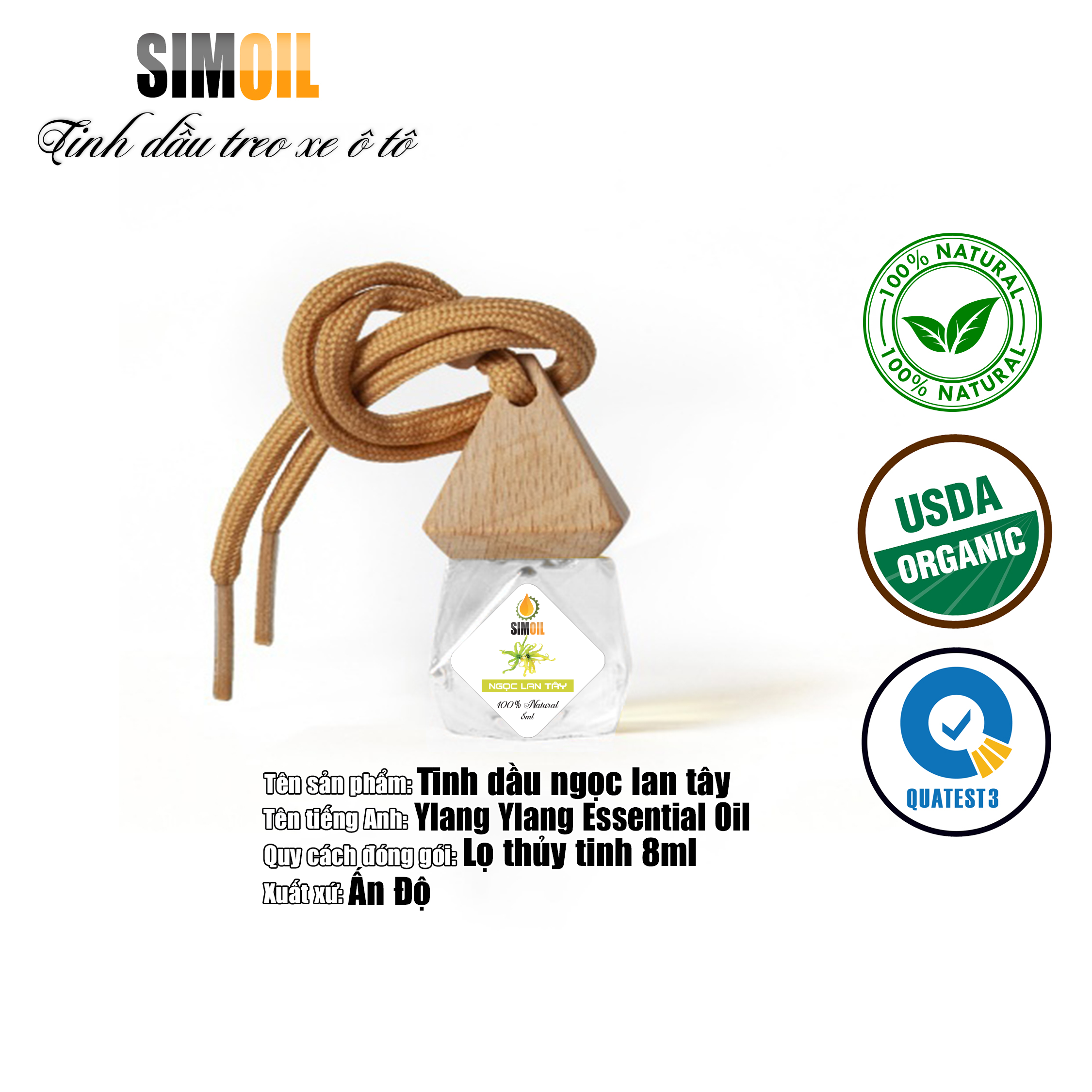 Tinh dầu Ngọc Lan Tây thiên nhiên nguyên chất 100%