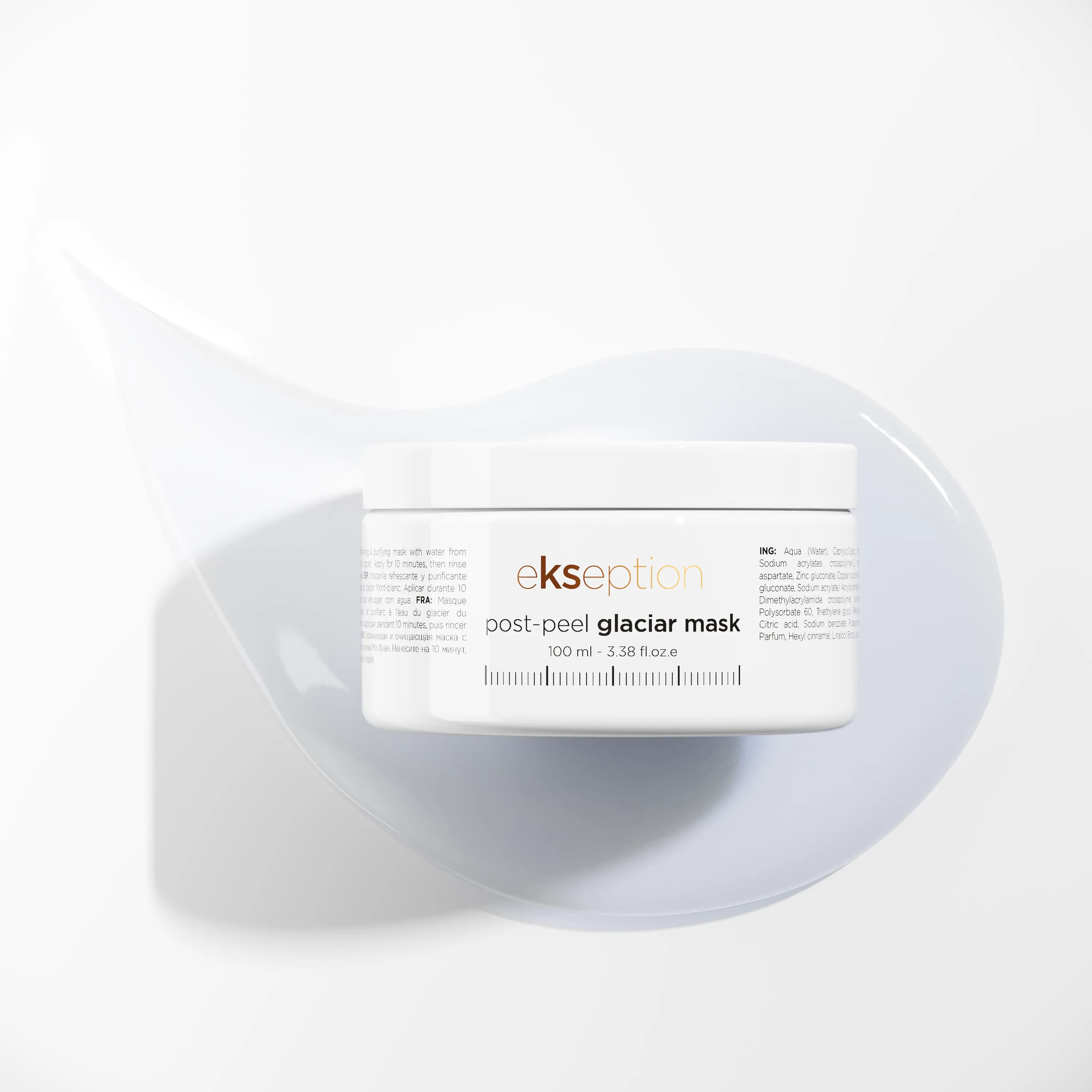 post-peel glaciar mask