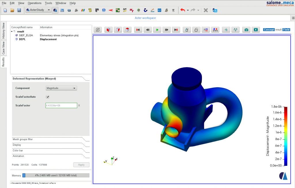 Introduction aux elements finis avec SALOME_MECA et Code Aster - Niveau Débutant - 14/06/2026	10h CET