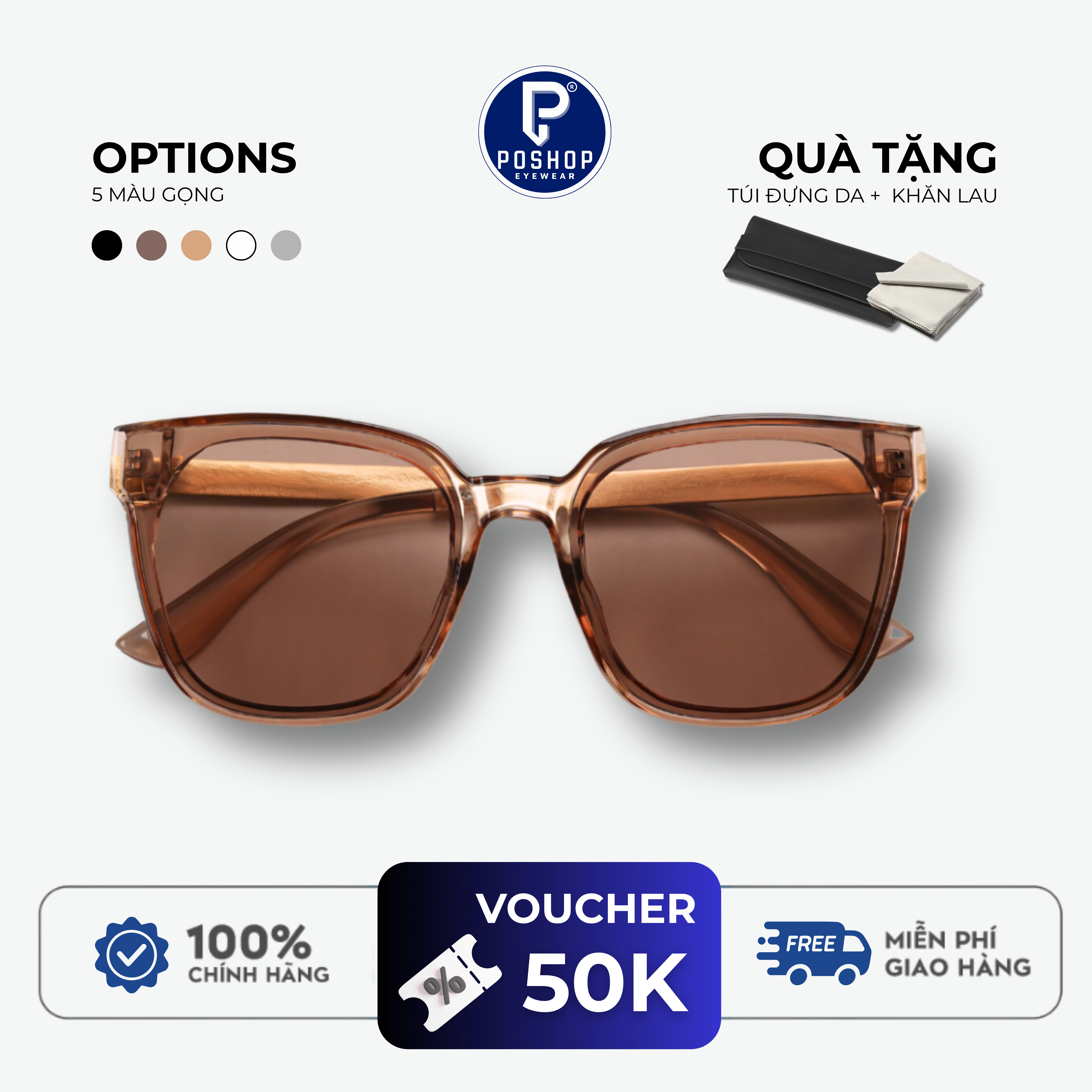 Kính Mát thời trang Poshop 6035