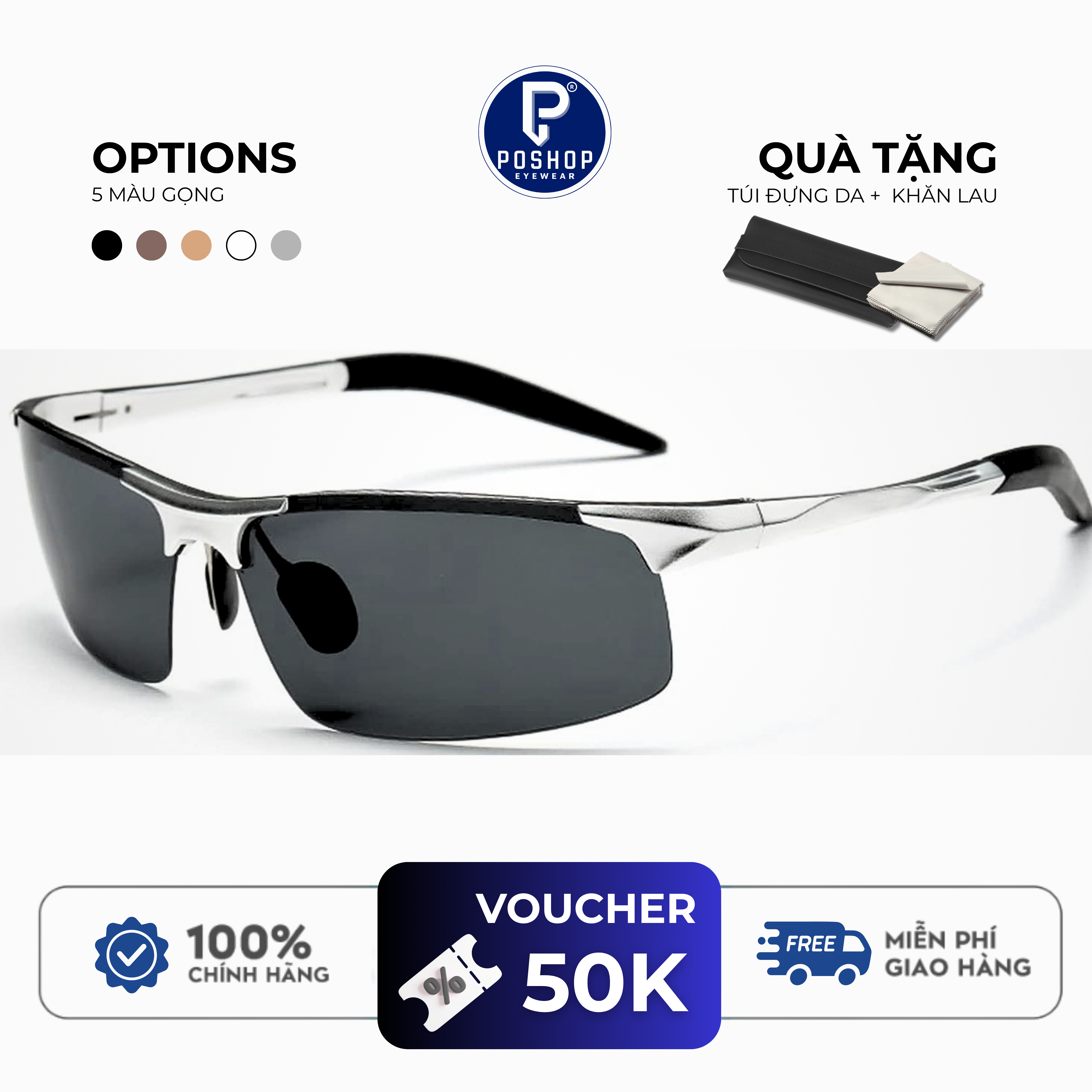 Kính mát nam thời trang