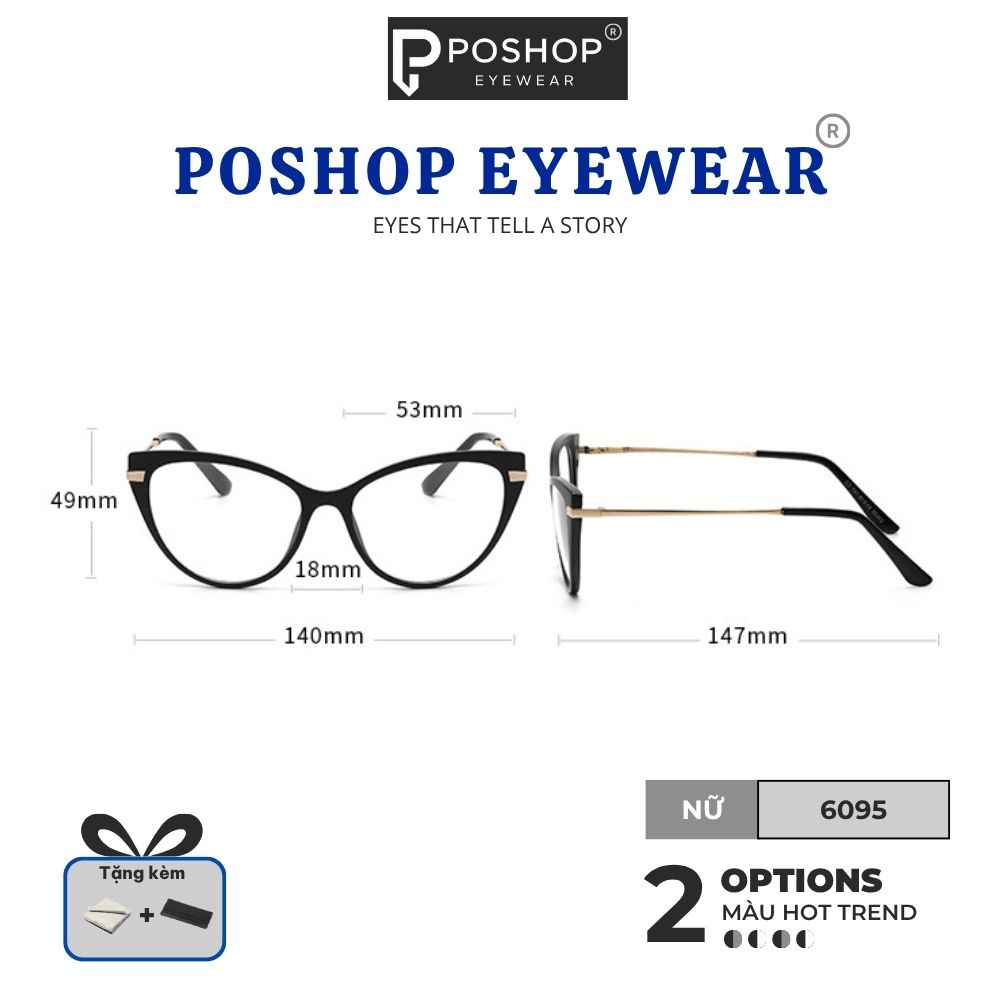 Gọng Kính  nữ Poshop Eyewear 6095