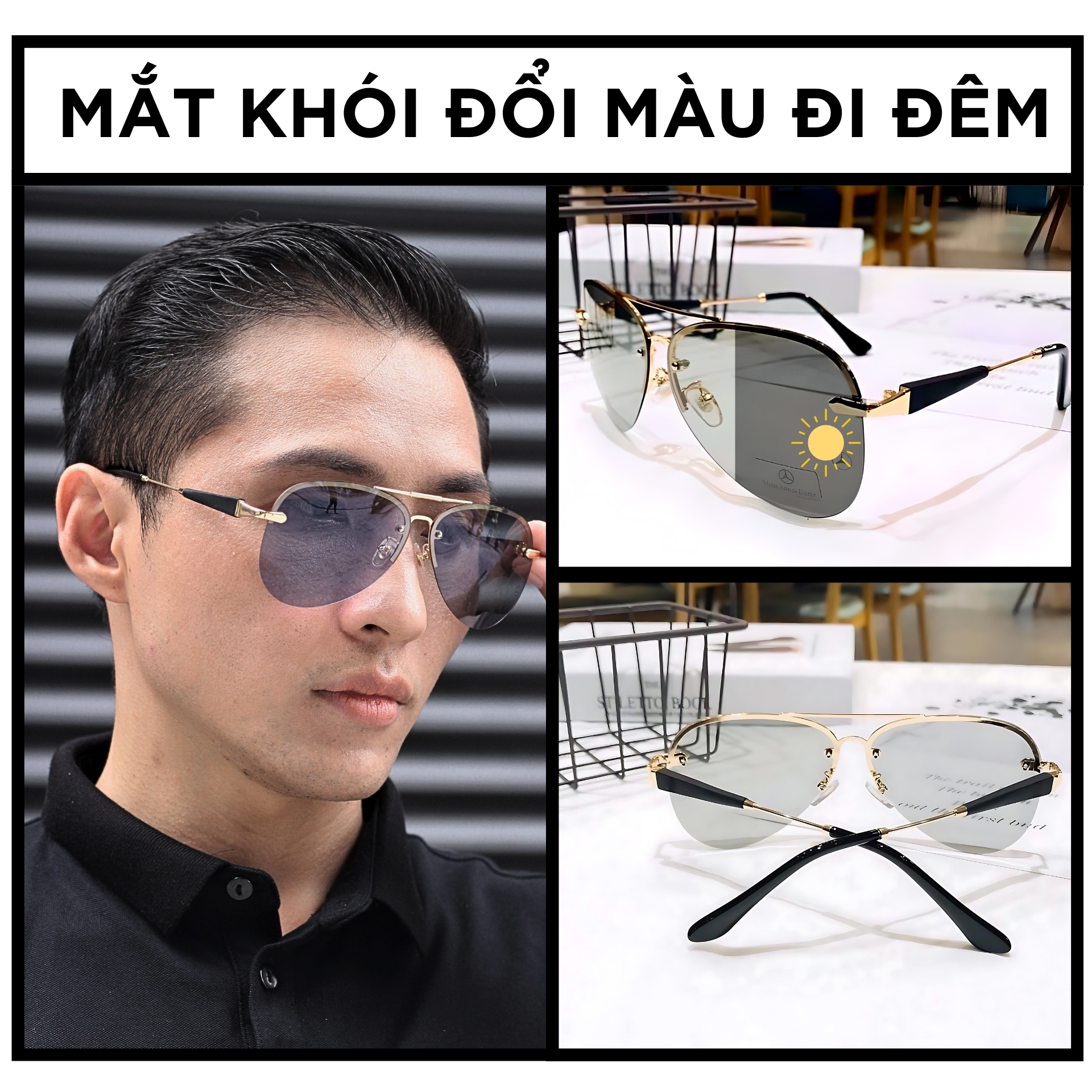 Kính mát Mercedes-Benz nam