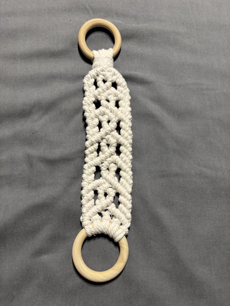 Handmade Macrame Towel Hanger