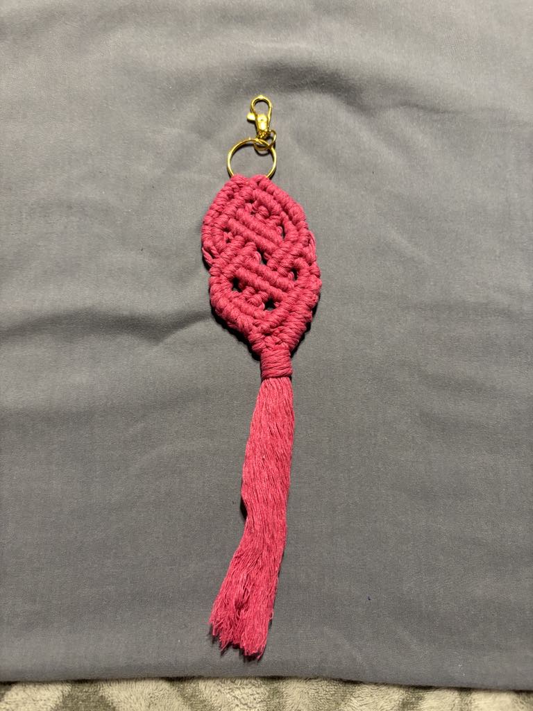 Handmade Macrame Keychain