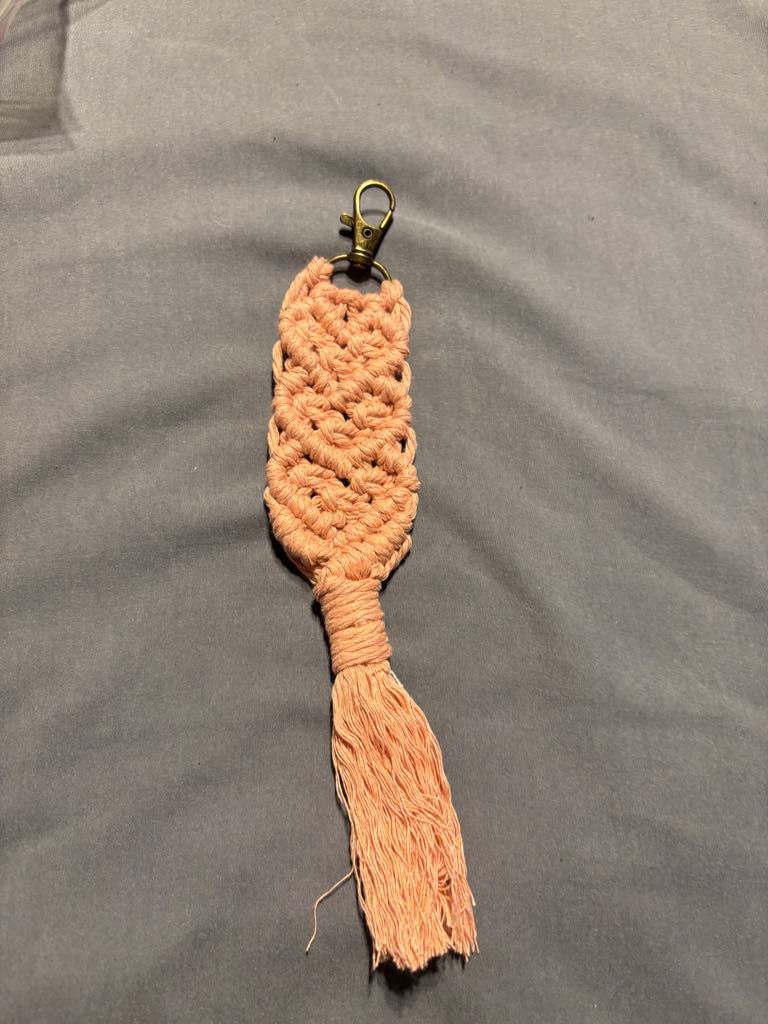 Handmade Macramé Keychain