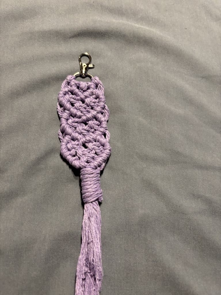 Handmade Macrame Keychain