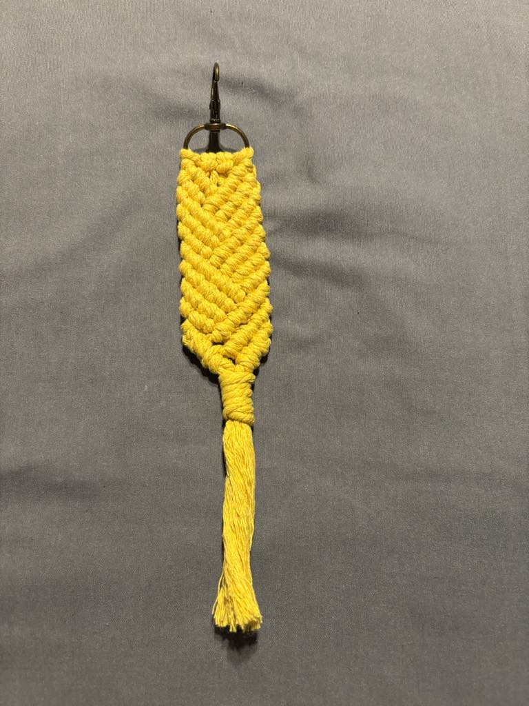Handmade Macramé Keychain