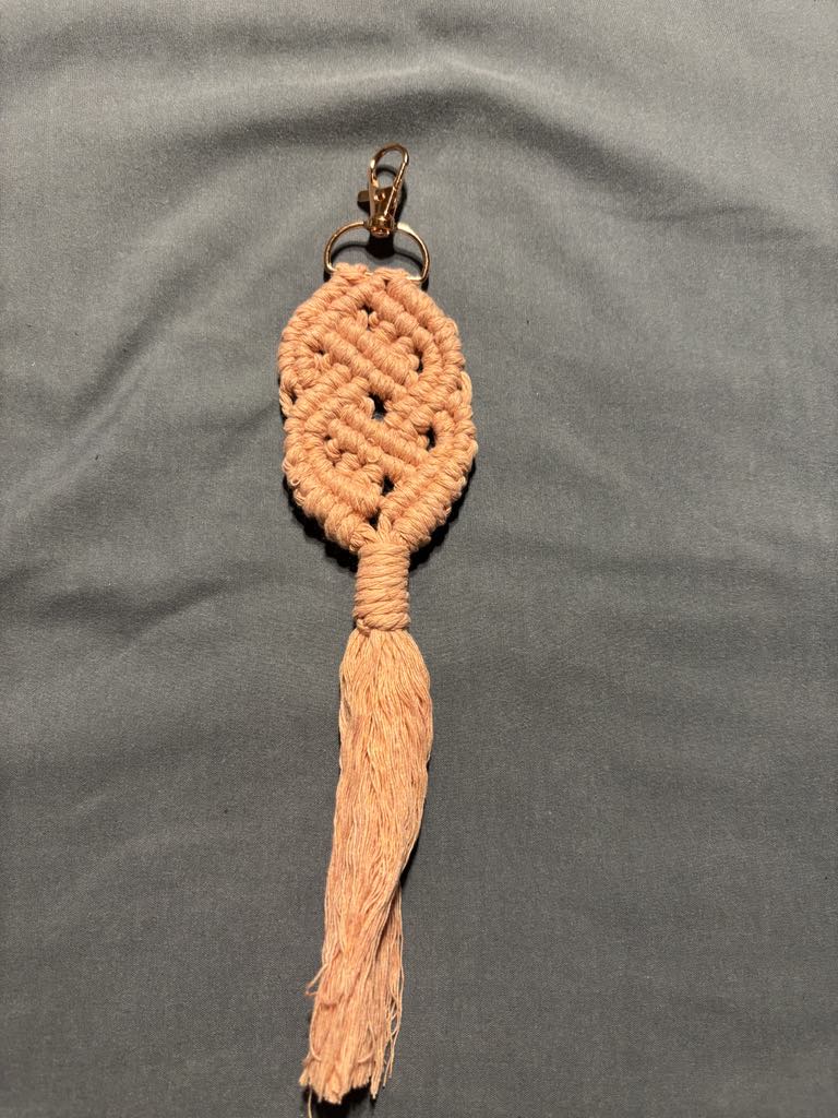 Handmade Macramé Keychain