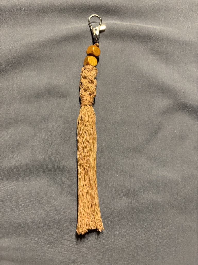 Handmade Macrame Keychain Tassel