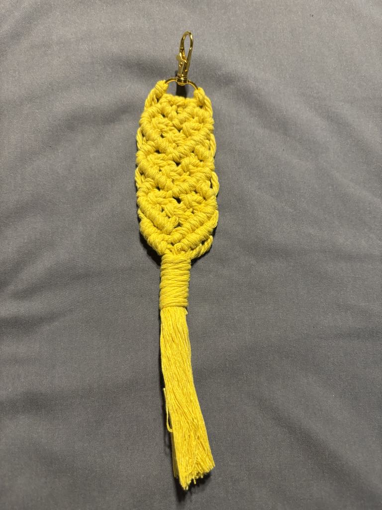Handmade Macramé Keychain