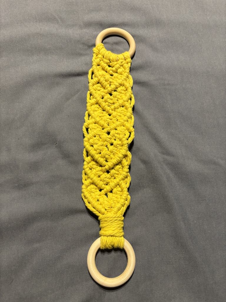 Handmade Macrame Towel Hanger