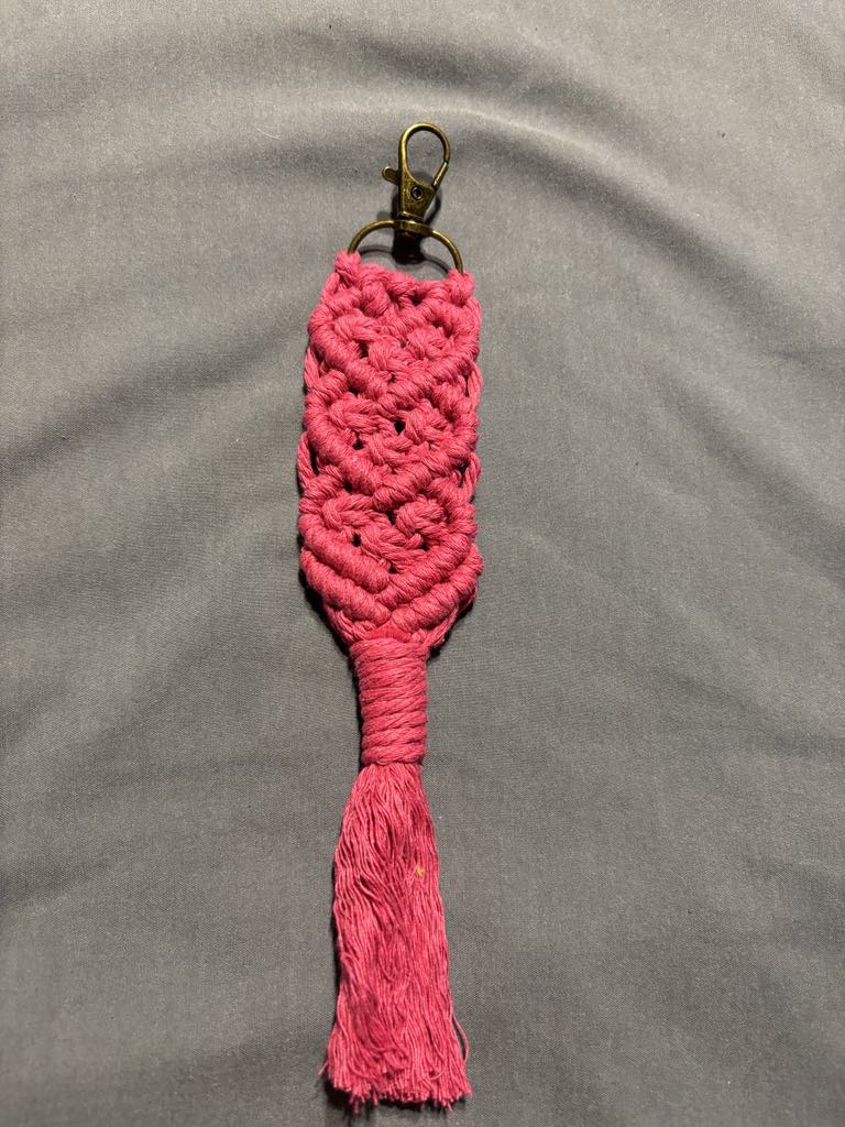 Handmade Macramé Keychain