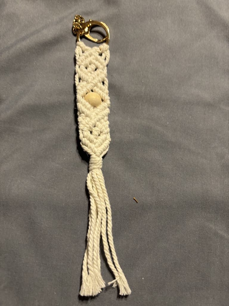 Handmade Macramé Keychain