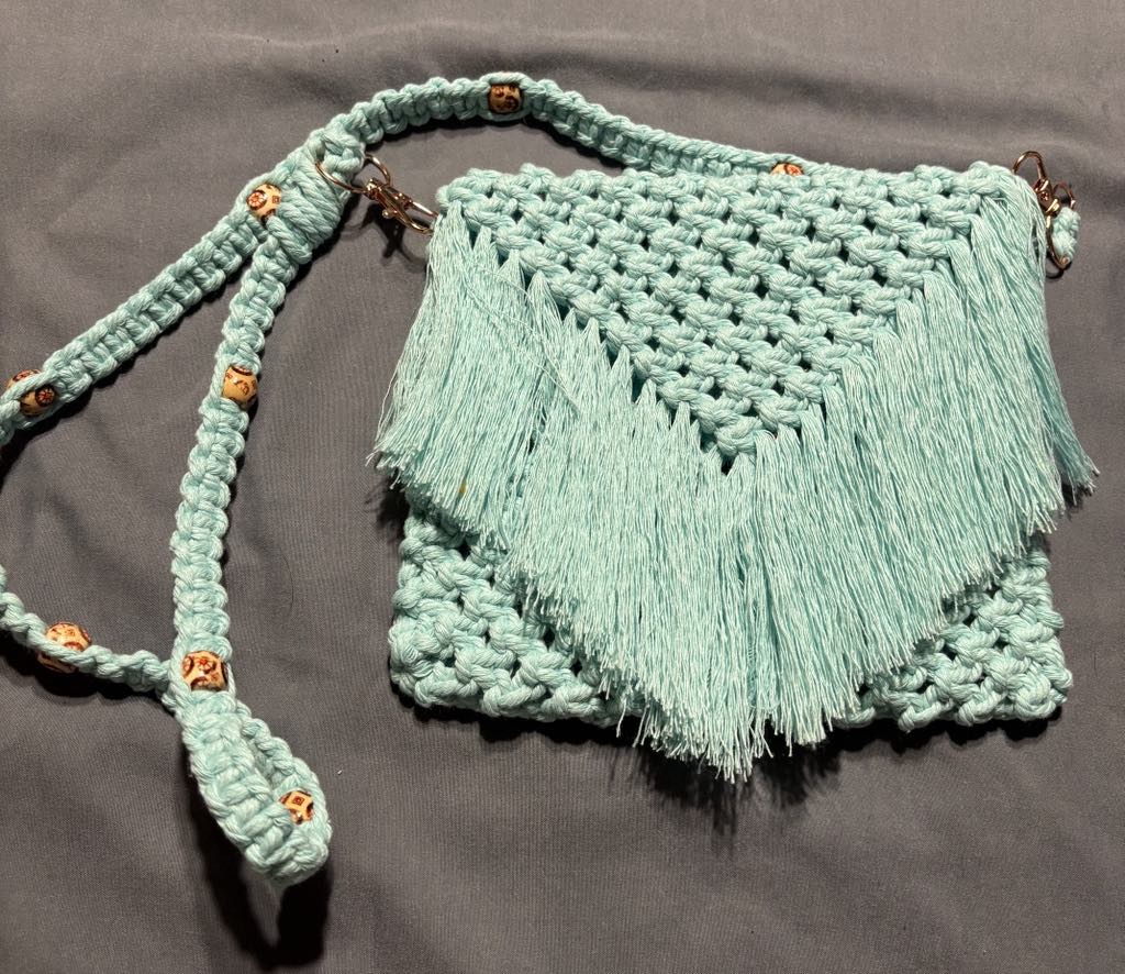 Handmade Macrame Shoulder Bag