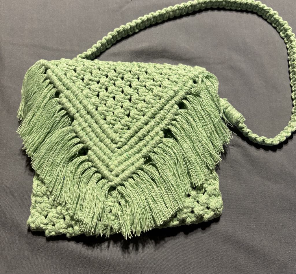 Handmade Macrame Shoulder Bag