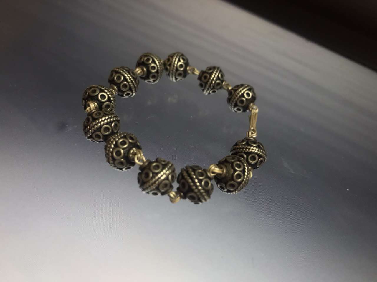 Antique-Style Beaded Bracelet