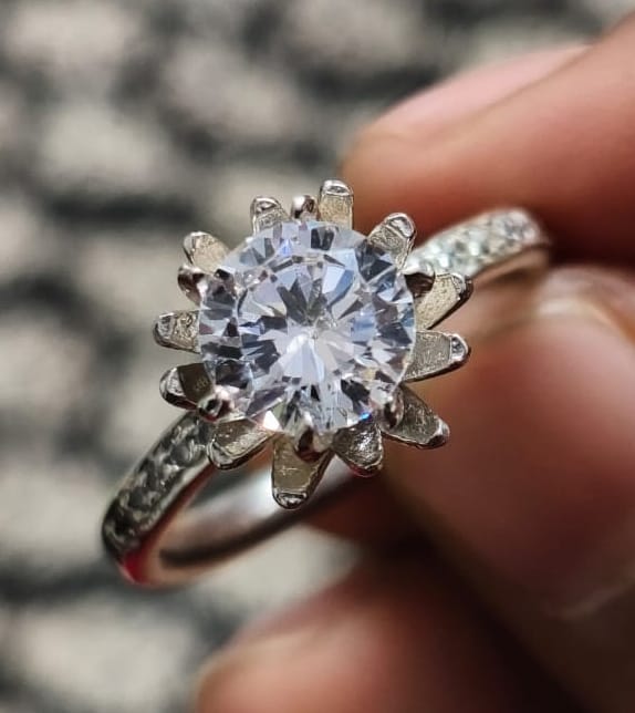 Elegant Solitaire Diamond Ring