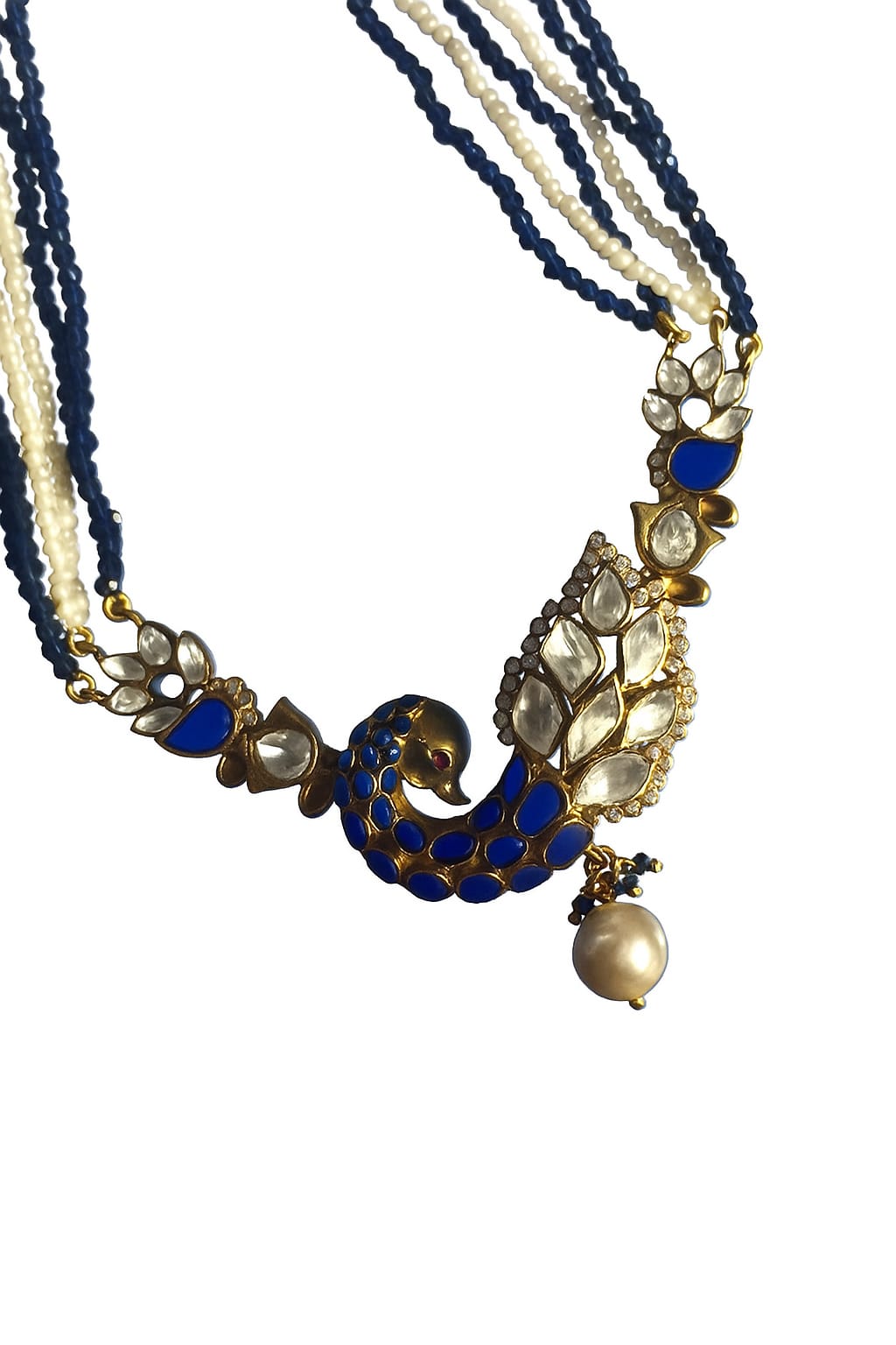 Peacock Design Kundan Necklace