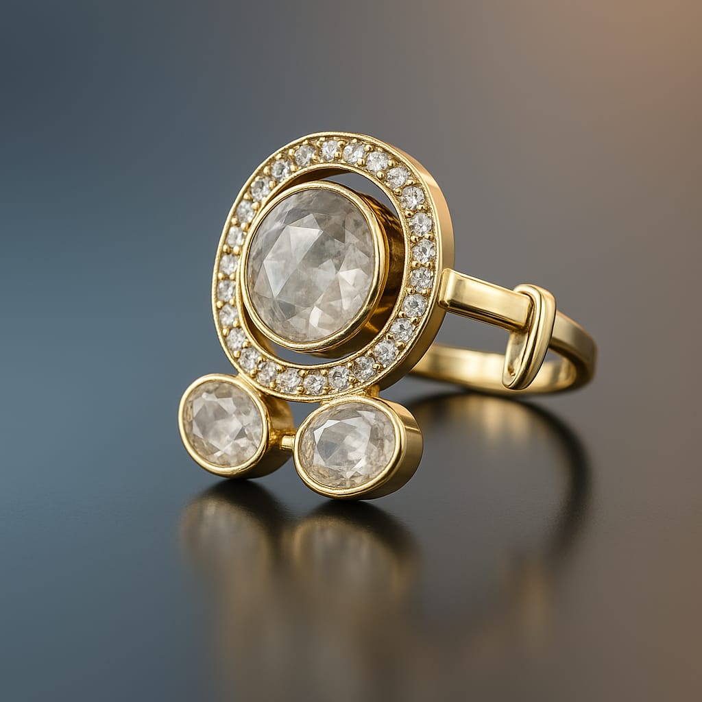 Elegant Gold Diamond Ring