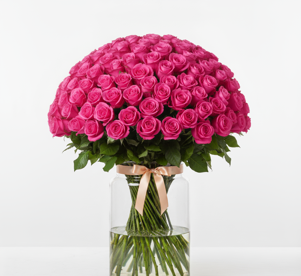 500 Baby-Pink Roses Bouquet