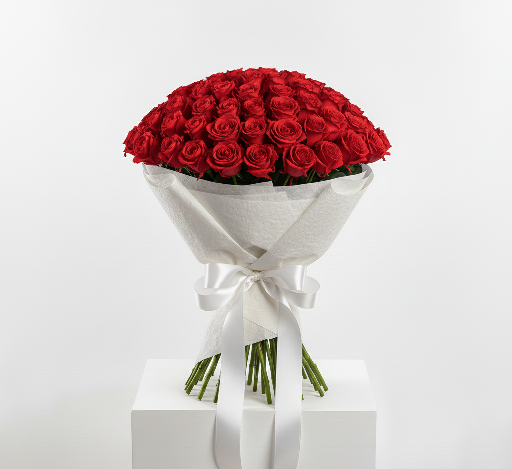 150 Red Roses Bouquet