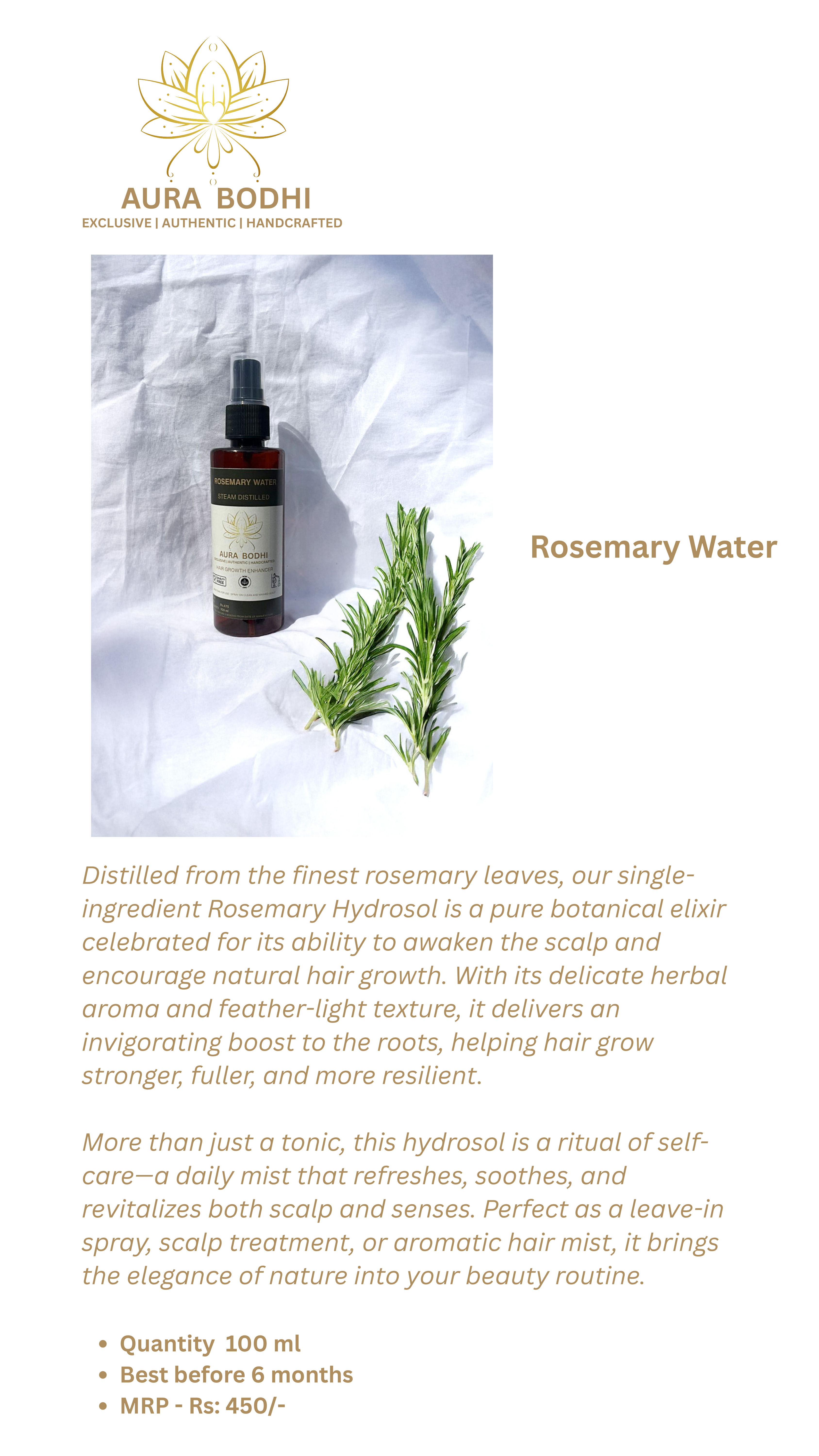 Rosemary Water