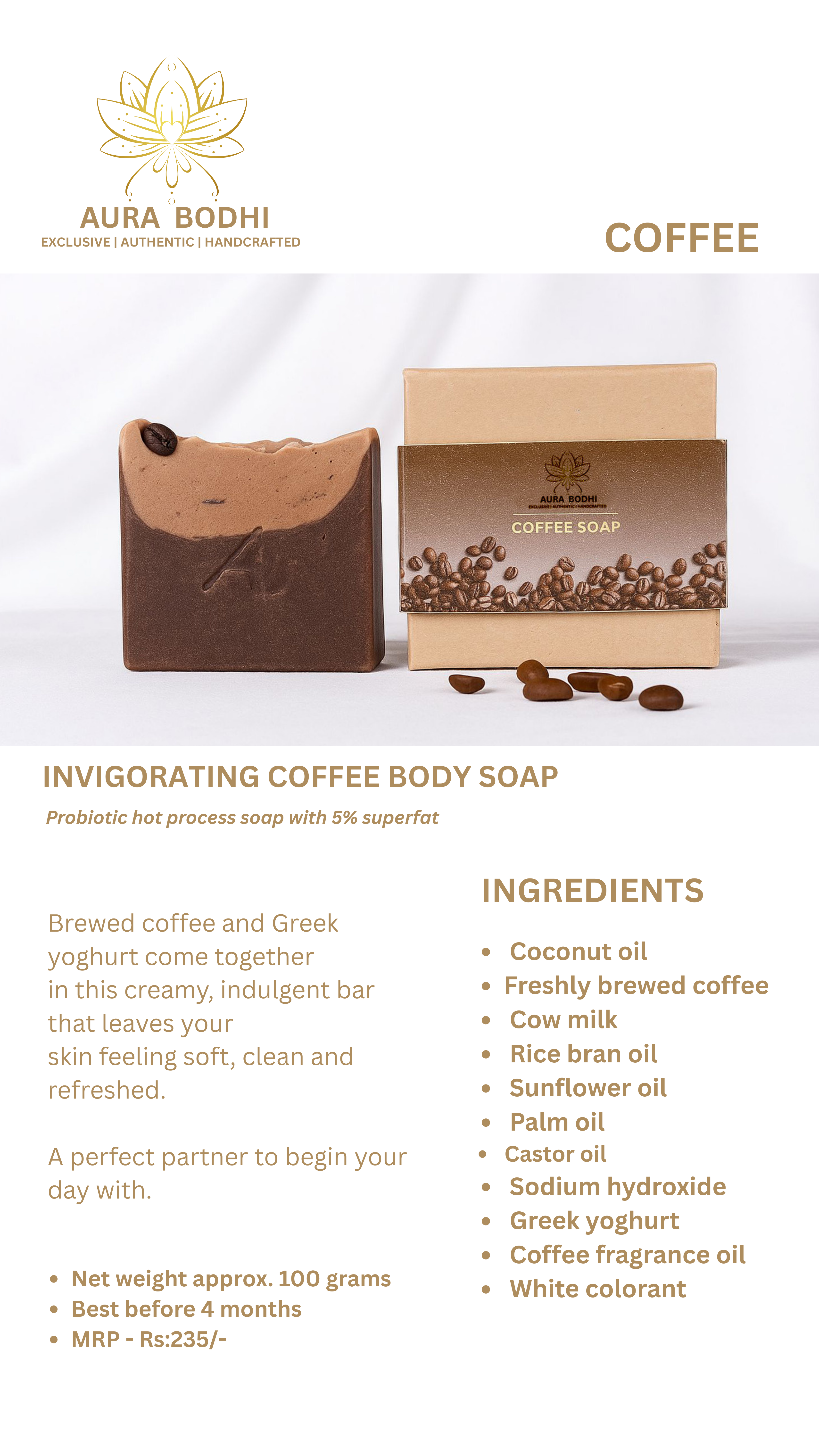 Invigorating Coffee Body Soap